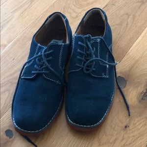 Florsheim blue suede shoes